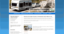Desktop Screenshot of equipe-caravanes.com
