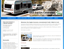 Tablet Screenshot of equipe-caravanes.com